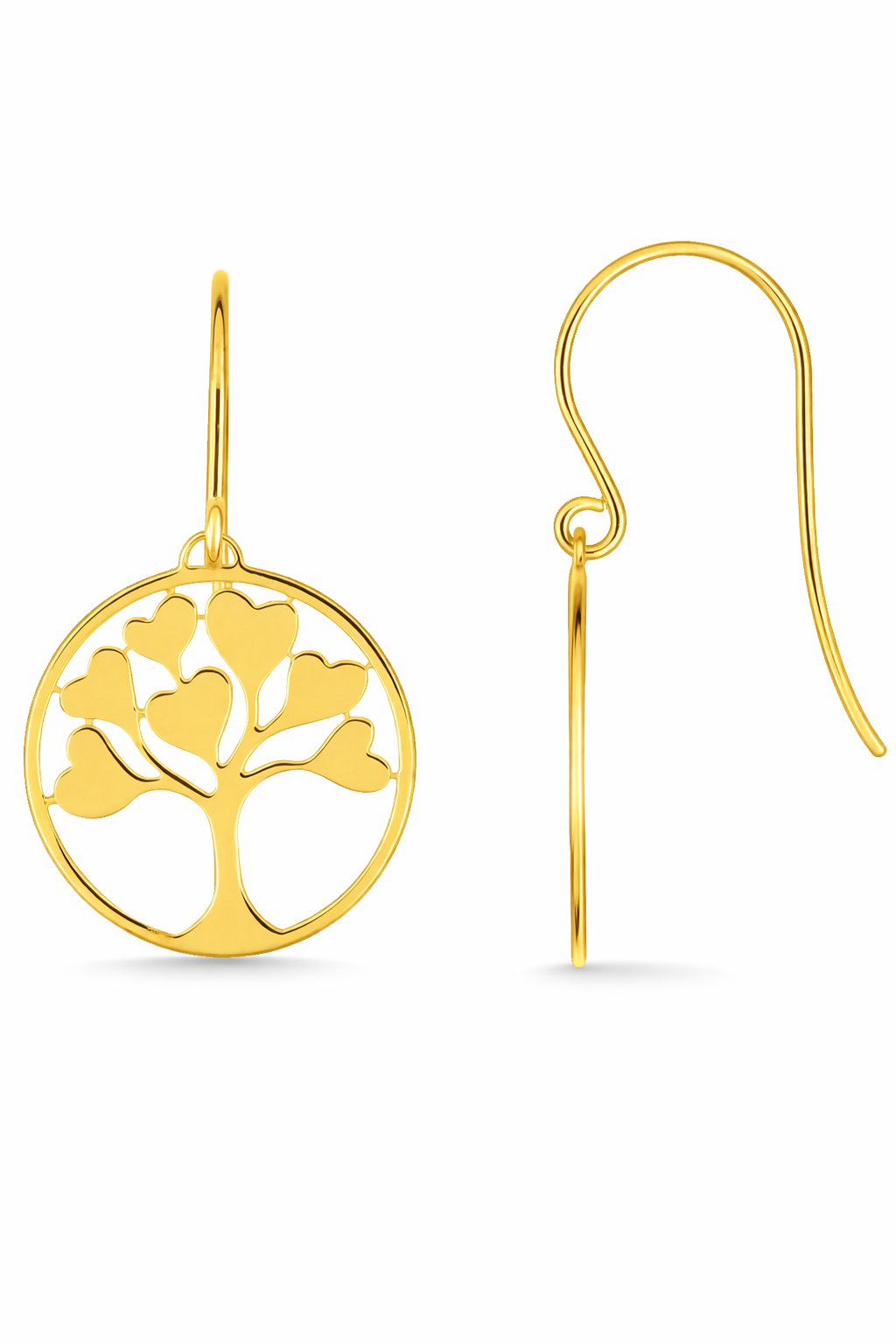 Bijou en or 375 avec oxyde de zirconium