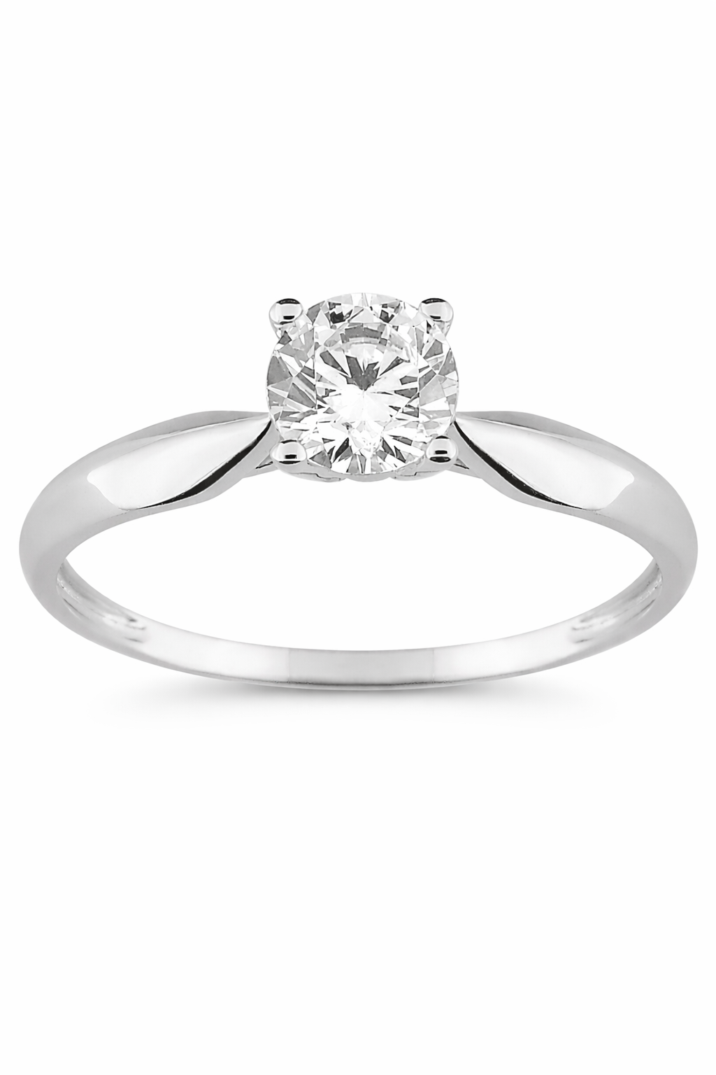 Bijou en or 375 avec oxyde de zirconium