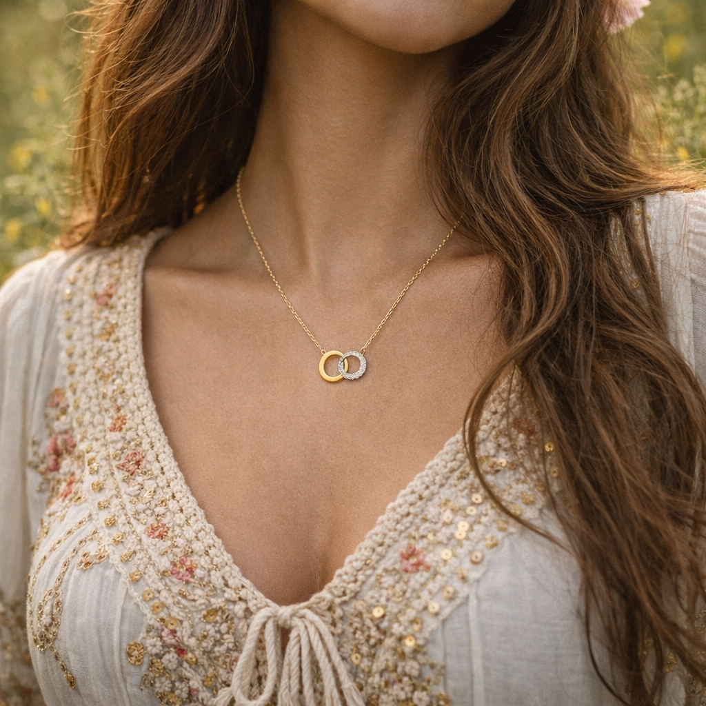 Bijou en or 750 avec diamants